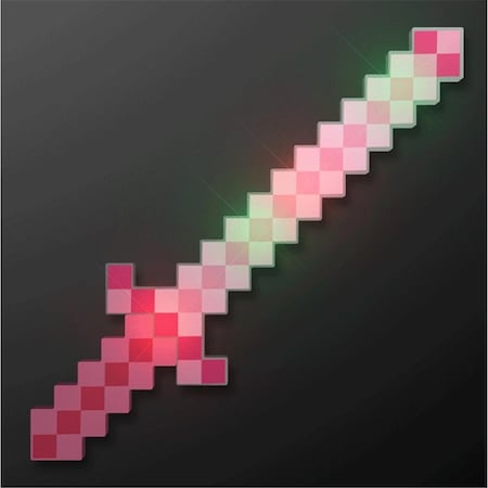 Endless Games LED Pixelated Pink Warrior Sword EN2799539